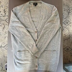 100% cashmere v-neck cardigan